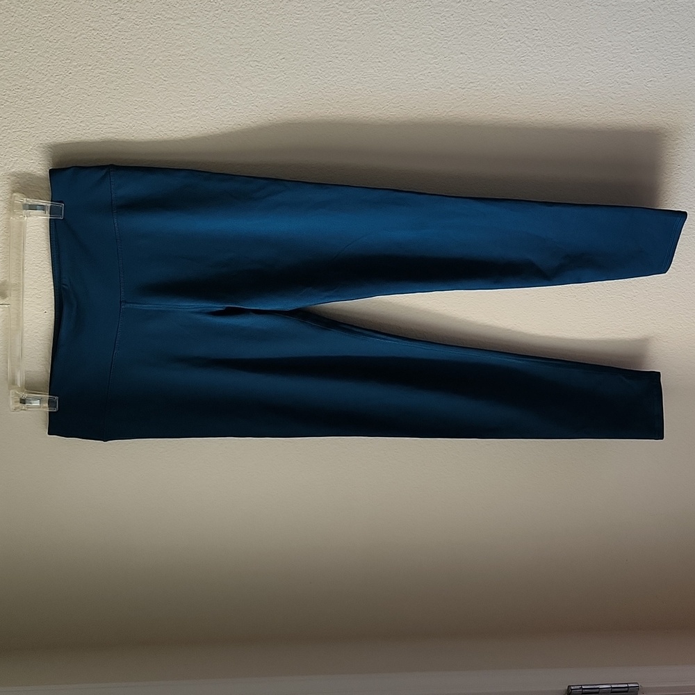 Fabletics Teal leggings full length activewear Women Sz M workout gym yoga - Picture 4 of 8